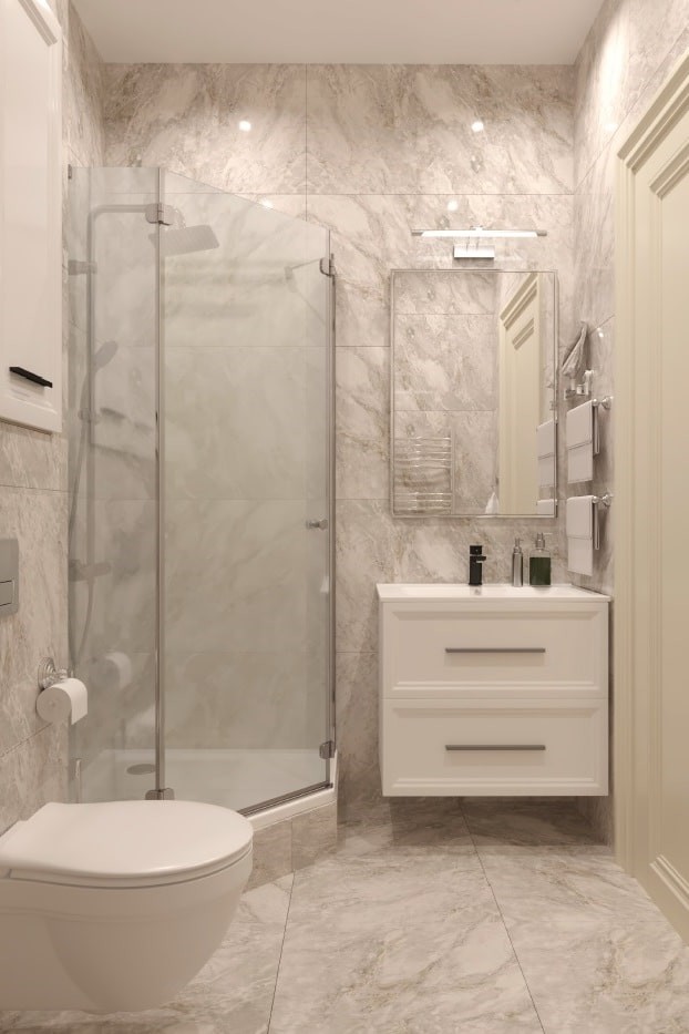 Ванная комната раздельная дизайн в обычной квартире (40 фото)